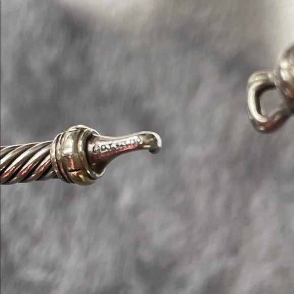 David Yurman Silver and Gold Bracelet - Picture 8 of 12